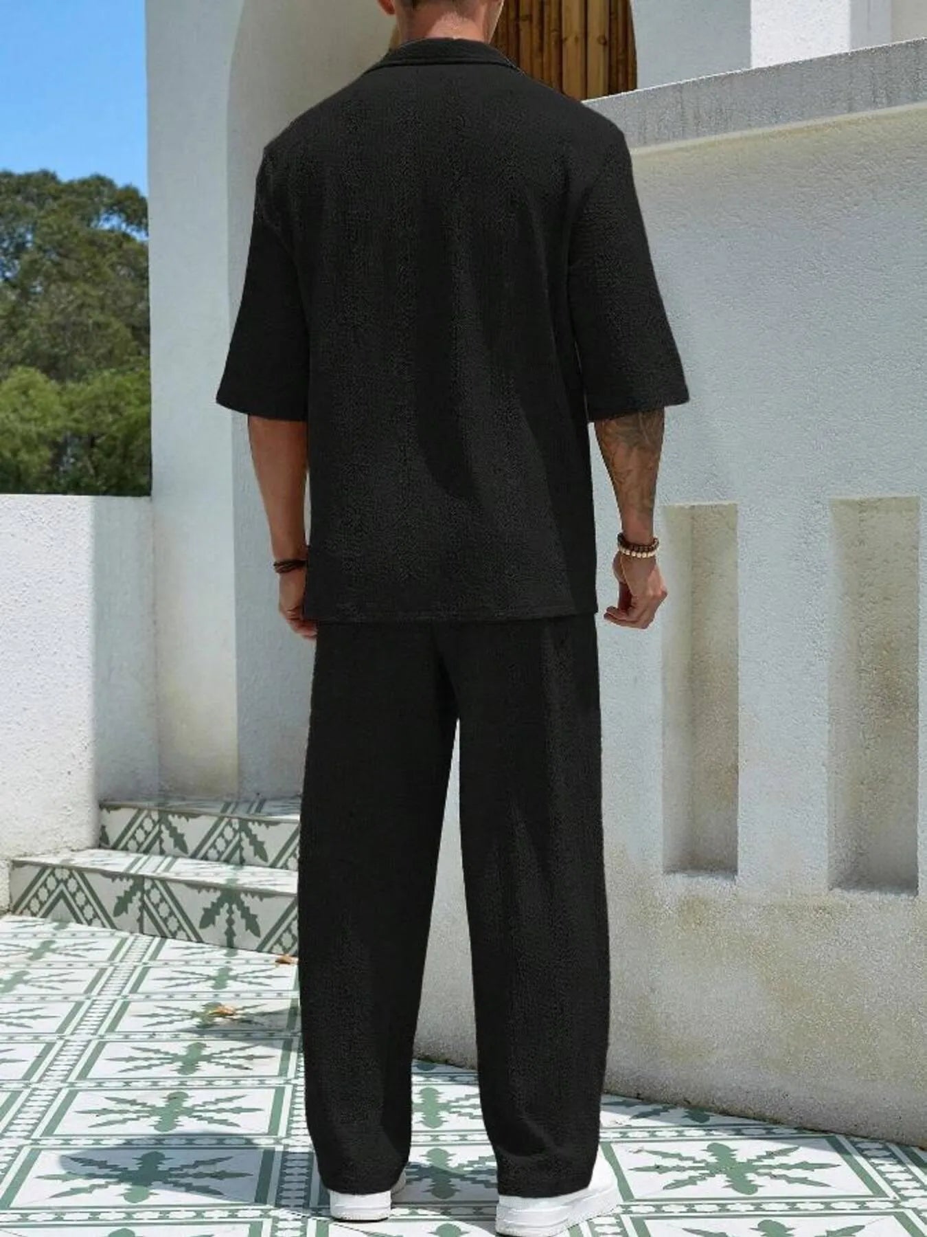 Slim Fit Blazer for Men - Jacket - Hezifamm Black
