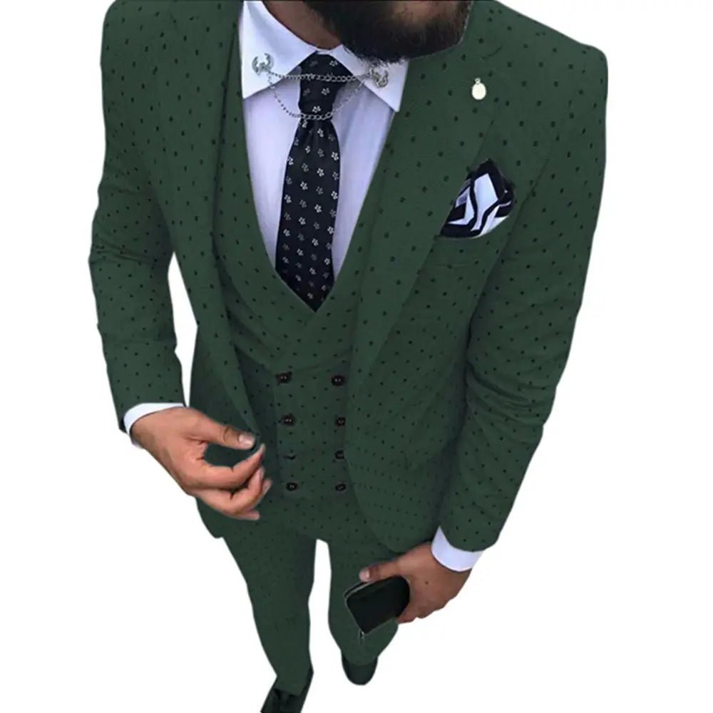 Slim Fit Blazer for Men - Jacket - Hezifamm Black